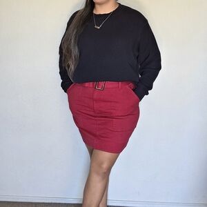 NWT Banana Republic Zipper Front Skirt Size 12